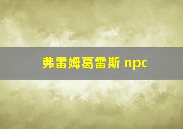 弗雷姆葛雷斯 npc